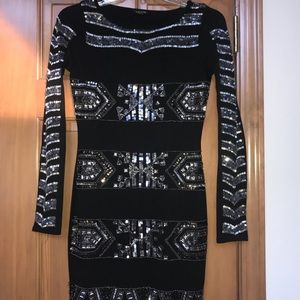 Embellished Bodycon Dress